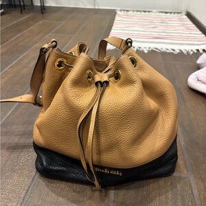 Michael Kors Leather Bucket Bag